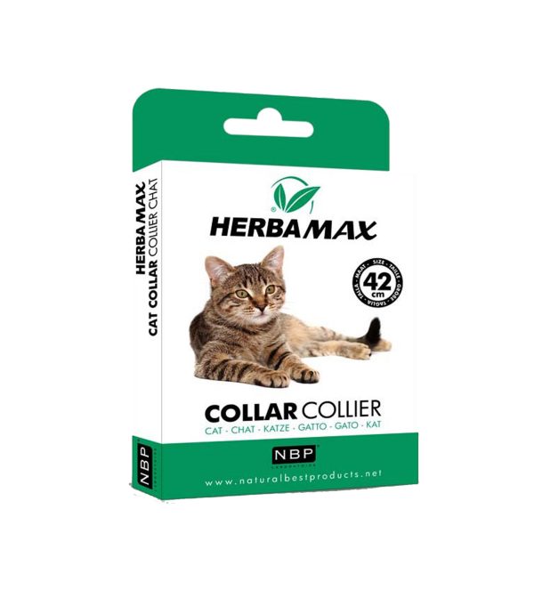 HERBA MAX OGRLICA PROTIV BUHA I KRPELJA ZA MAČKE 42 CM